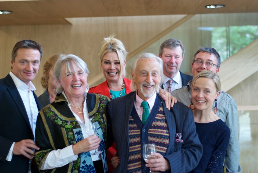 Hal, Penny, Kim, Bob, Provost Paul Madden, Tristan, Penny-Belle.