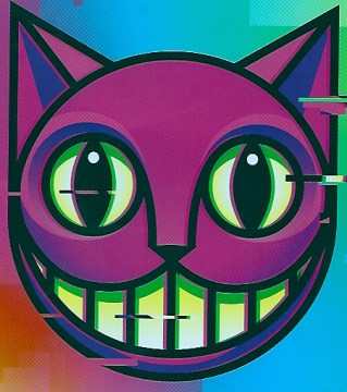 The Cheshire Cat from                   wonder.land  ..........